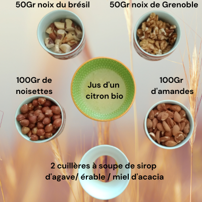 Recette énergétique nutritive de rentrée